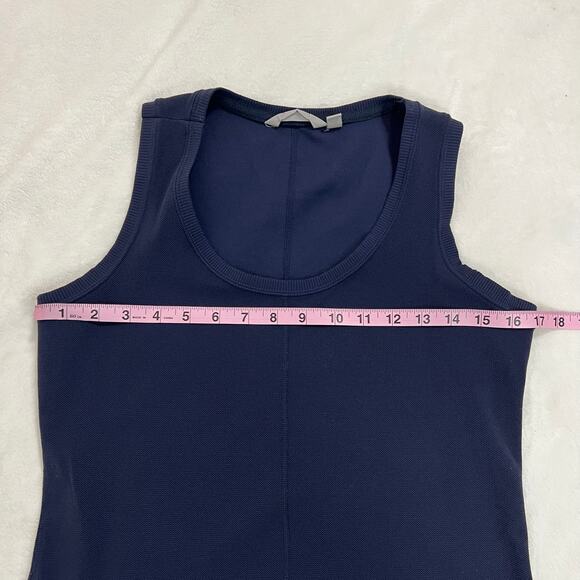 Athleta Navy Blue Knit Tank Dress Size Medium - Picture 6 of 8